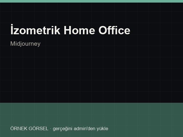 İzometrik Home Office