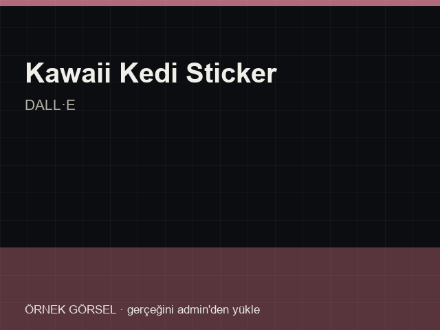 Kawaii Kedi Sticker